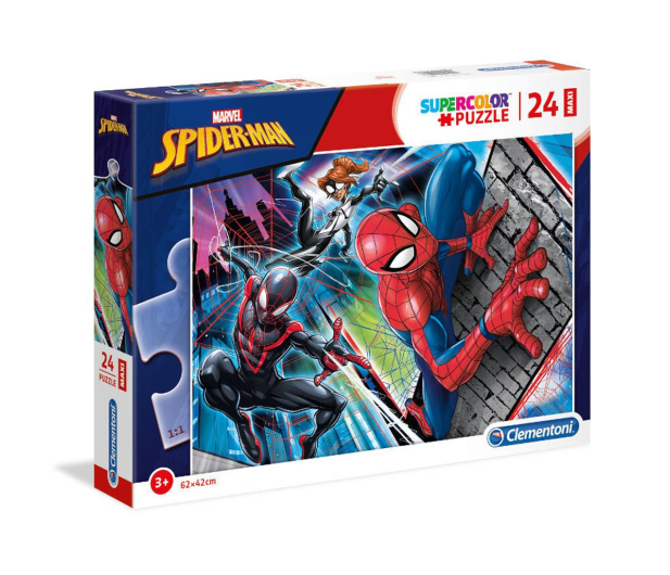 Clementoni Supercolor Spider-man maxi 24 el. 24497 - 1130646 - zdjęcie