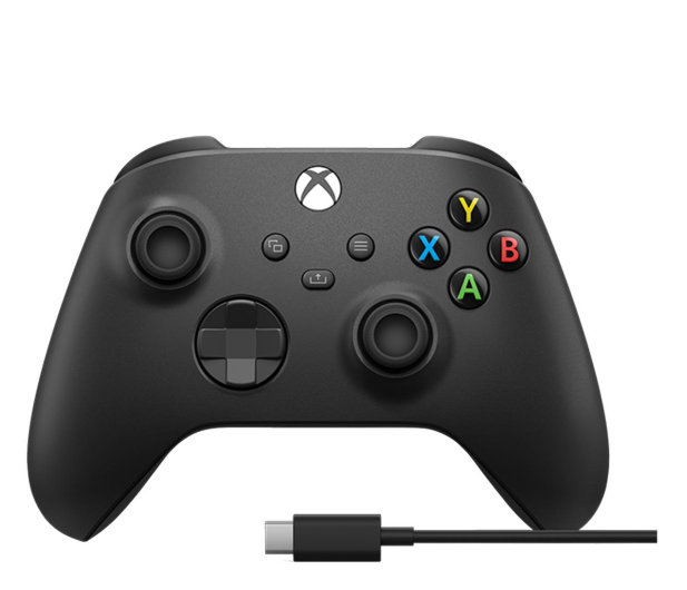 Microsoft Xbox Series Kontroler + Kabel PC - 623353 - zdjęcie
