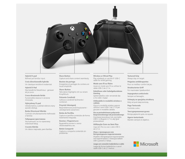 Microsoft Xbox Series Kontroler + Kabel PC - 623353 - zdjęcie 5