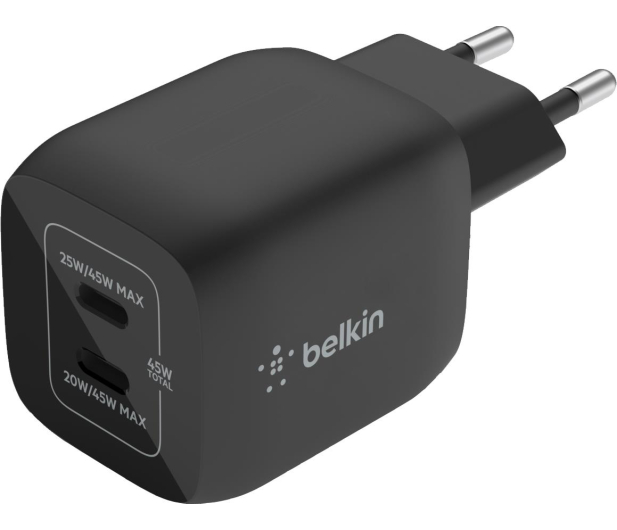 Belkin Ładowarka sieciowa 45W GaN 2x USB-C - 1121654 - zdjęcie 2