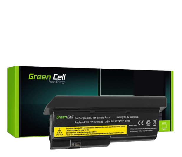 Green Cell 42T4650 do Lenovo ThinkPad X200 X201 X200s X201i - 1106525 - zdjęcie
