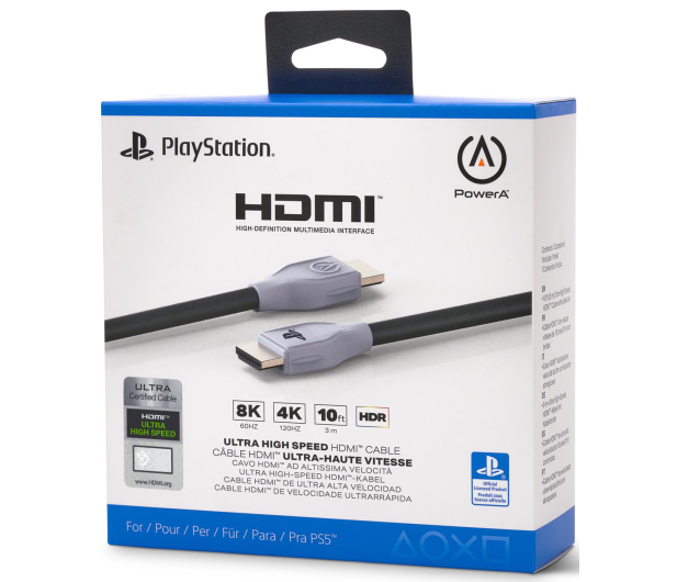 PowerA Kabel HDMI 2.1 - HDMI 3m Ultra High Speed PS5 - 1122216 - zdjęcie 6