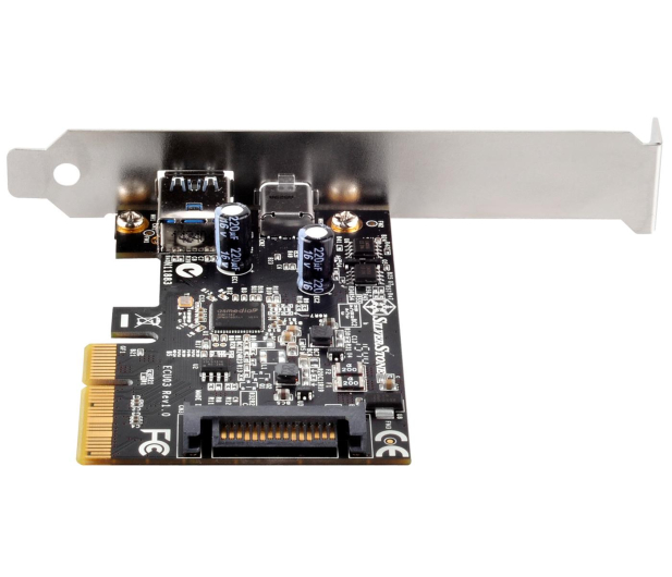 SilverStone Karta rozszerzeń Port USB 3.1 Gen2 oraz USB C - 1106065 - zdjęcie 7