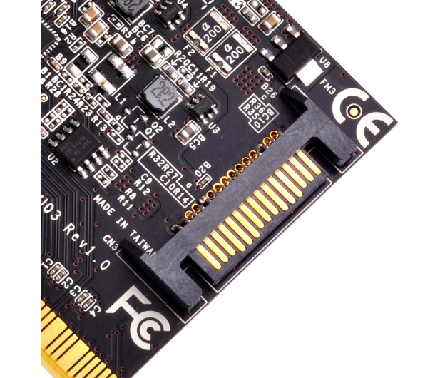 SilverStone Karta rozszerzeń Port USB 3.1 Gen2 oraz USB C - 1106065 - zdjęcie 12