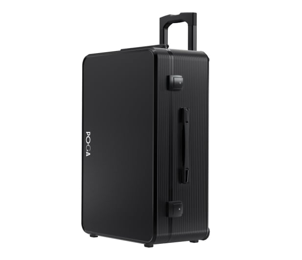 PoGa Mobilna walizka POGA Sly Black z monitorem - 1133216 - zdjęcie