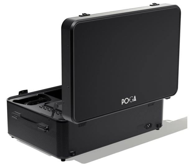 PoGa Mobilna walizka POGA Sly Black z monitorem - 1133216 - zdjęcie 4