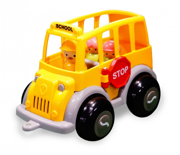 Viking Toys Autobus Szkolny MIDI z Figurkami - 1123594 - zdjęcie
