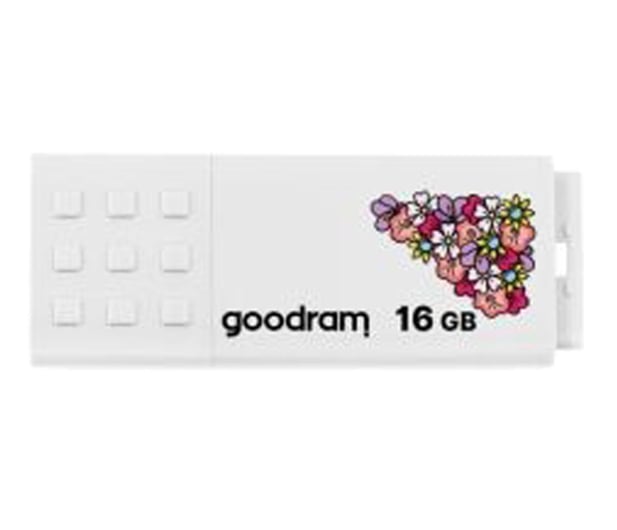 GOODRAM 16GB UME2 odczyt 20MB/s USB 2.0 spring white - 1123106 - zdjęcie