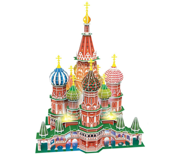 Cubic fun Puzzle 3D LED Katedra Św. Bazyla - 1124056 - zdjęcie 2