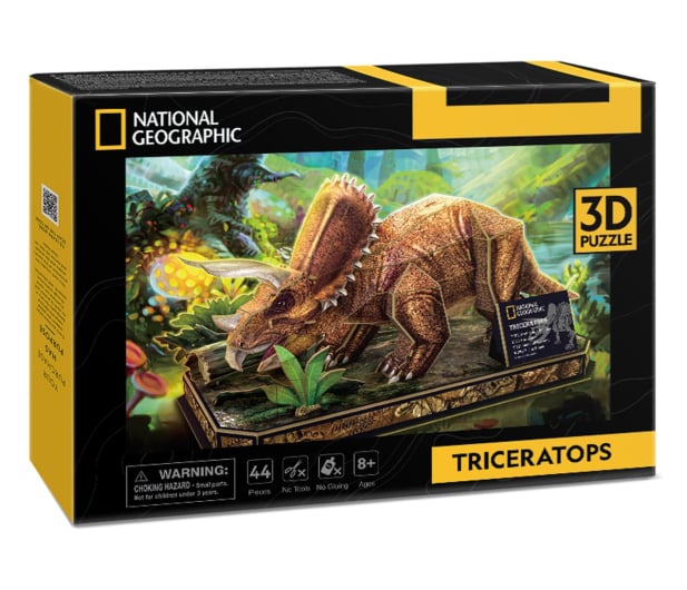 Cubic fun Puzzle 3D National Geographic Triceratops - 1124103 - zdjęcie