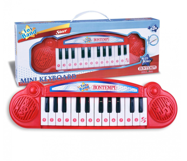 Bontempi Elektroniczny mini Keyboard 24 klawisze - 1125147 - zdjęcie