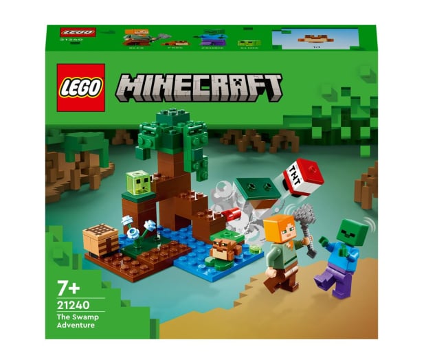LEGO Minecraft 21240 Przygoda na mokradłach - 1090567 - zdjęcie