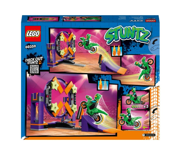 LEGO City 60359 Wyzwanie kaskaderskie – rampa z kołem - 1091285 - zdjęcie 6