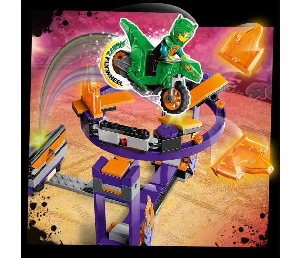 LEGO City 60359 Wyzwanie kaskaderskie – rampa z kołem - 1091285 - zdjęcie 7