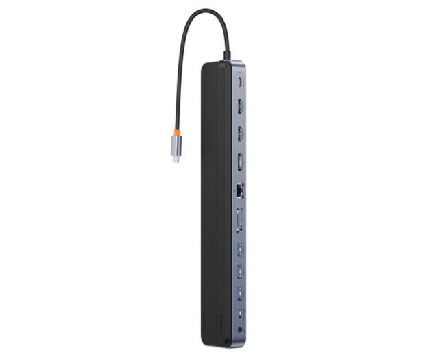 Baseus USB-C - EliteJoy Gen2 2x HDMI 3x USB3.0 PD DP SD/TF - 1136202 - zdjęcie 2