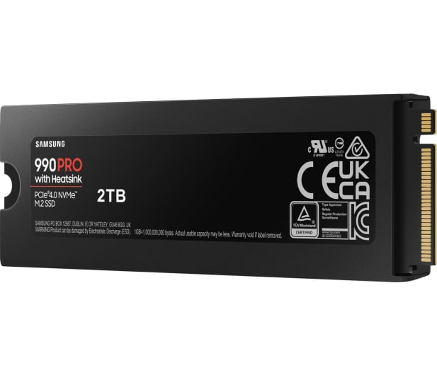 Samsung 2TB M.2 PCIe Gen4 NVMe 990 PRO Heatsink - 1135951 - zdjęcie 4