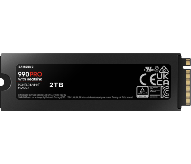 Samsung 2TB M.2 PCIe Gen4 NVMe 990 PRO Heatsink - 1135951 - zdjęcie 2