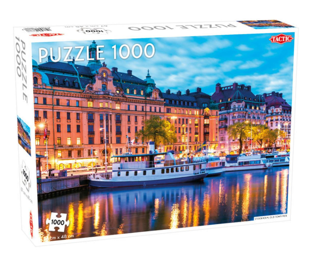 Tactic Puzzle 1000 el. Stockholm, Old Town - 1137539 - zdjęcie
