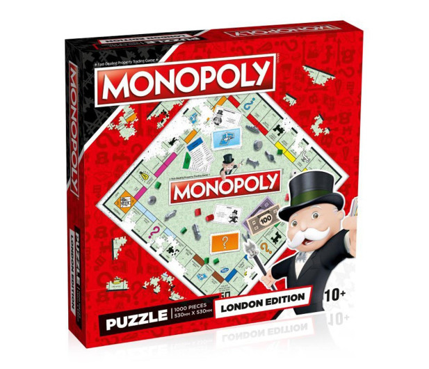 Winning Moves Puzzle 1000 el. Monopoly London - 1138041 - zdjęcie