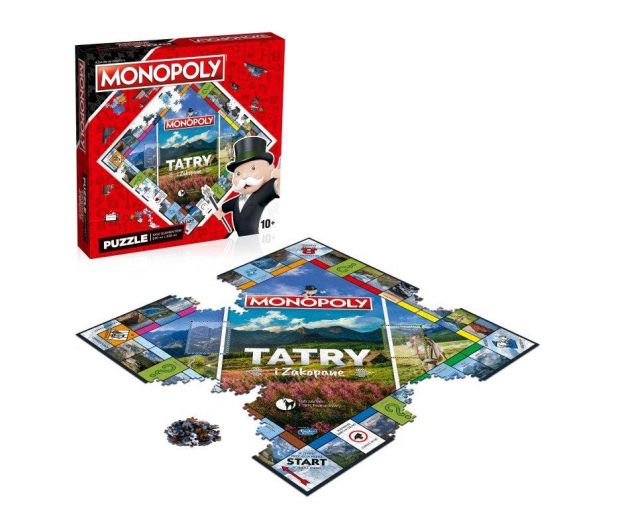 Winning Moves Puzzle 1000 el. Monopoly Tatry i Zakopane - 1138039 - zdjęcie 2