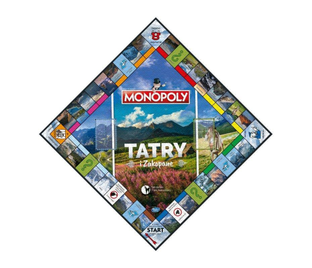 Winning Moves Puzzle 1000 el. Monopoly Tatry i Zakopane - 1138039 - zdjęcie 3