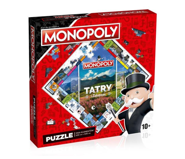 Winning Moves Puzzle 1000 el. Monopoly Tatry i Zakopane - 1138039 - zdjęcie
