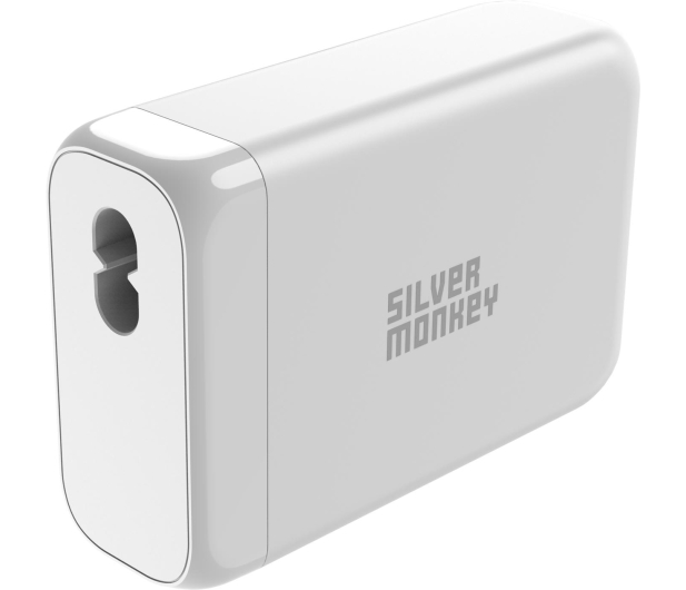 Silver Monkey Ładowarka GaN 130W USB-C PD + USB 3.0 QC W - 1097685 - zdjęcie 4