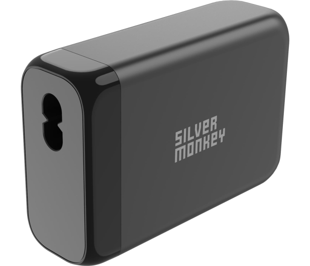 Silver Monkey Ładowarka GaN 130W USB-C PD + USB 3.0 QC B - 1097682 - zdjęcie 3