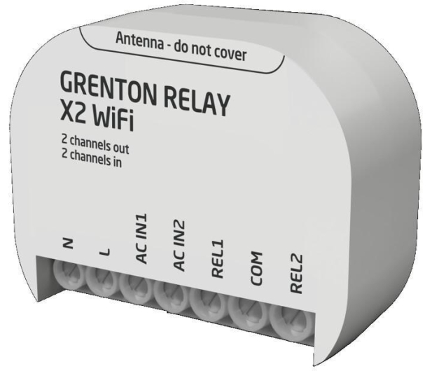 Grenton RELAY X2 WiFi, Flush - 1134789 - zdjęcie 2