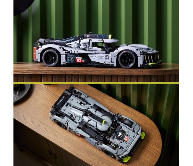 LEGO Technic 42156 PEUGEOT 9X8 24H Le Mans Hybrid Hypercar - 1091434 - zdjęcie 4