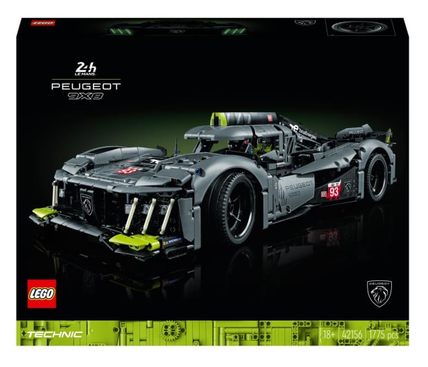 LEGO Technic 42156 PEUGEOT 9X8 24H Le Mans Hybrid Hypercar - 1091434 - zdjęcie
