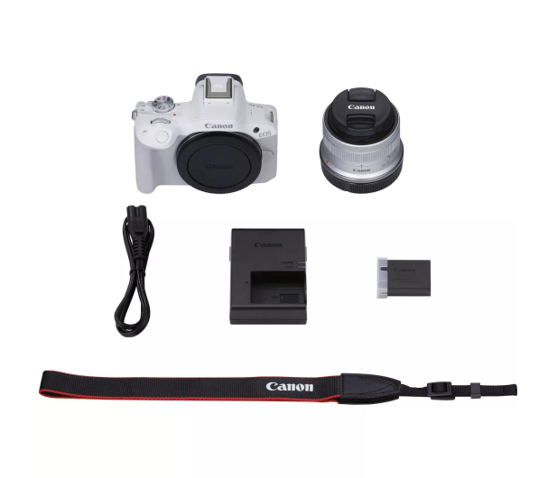 Canon EOS R50 biały + RF-S 18-45mm f/4.5-6.3 IS STM - 1140586 - zdjęcie 4