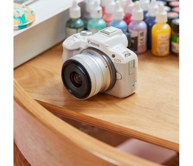 Canon EOS R50 biały + RF-S 18-45mm f/4.5-6.3 IS STM - 1140586 - zdjęcie 10