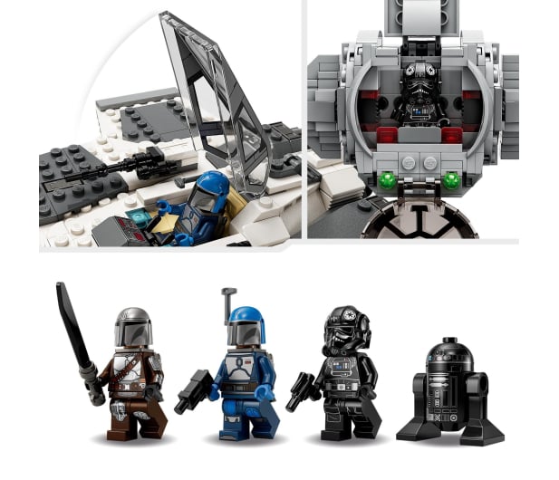 LEGO Star Wars 75348 Mandaloriański Kieł vs. TIE Interceptor - 1091357 - zdjęcie 5