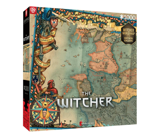 Merch Gaming Puzzle: The Witcher 3 The Northern Kingdoms Puzzles 1 - 1133210 - zdjęcie
