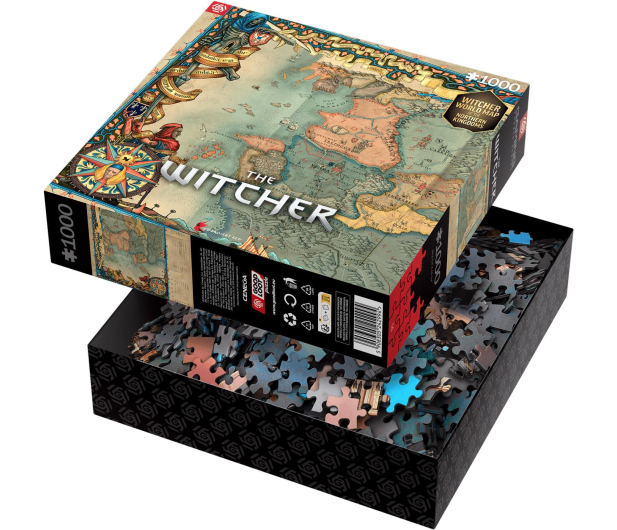 Merch Gaming Puzzle: The Witcher 3 The Northern Kingdoms Puzzles 1 - 1133210 - zdjęcie 4