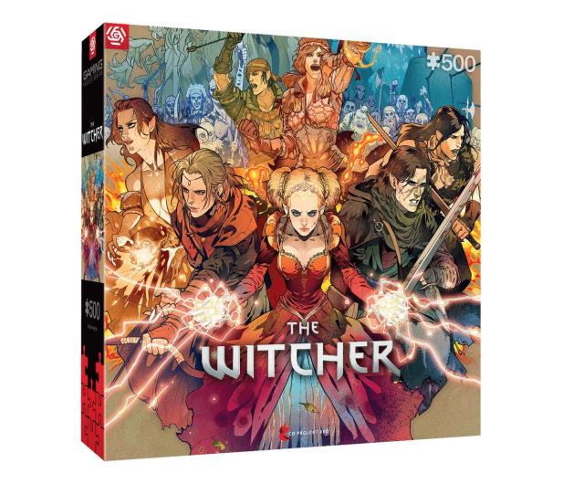 Merch Gaming Puzzle: The Witcher Scoia'tael Puzzles 500 - 1133207 - zdjęcie