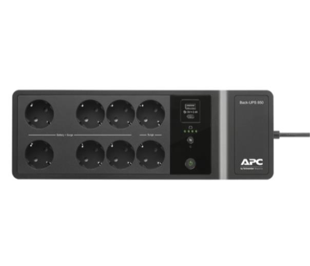 APC Back-UPS (850VA/520W, 8x Schuko, USB, USB-C) - 1134734 - zdjęcie 4