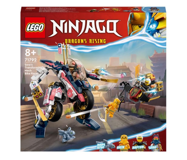 LEGO Ninjago 71792 Mech Sory zmieniający się w rower wyścigowy - 1141573 - zdjęcie