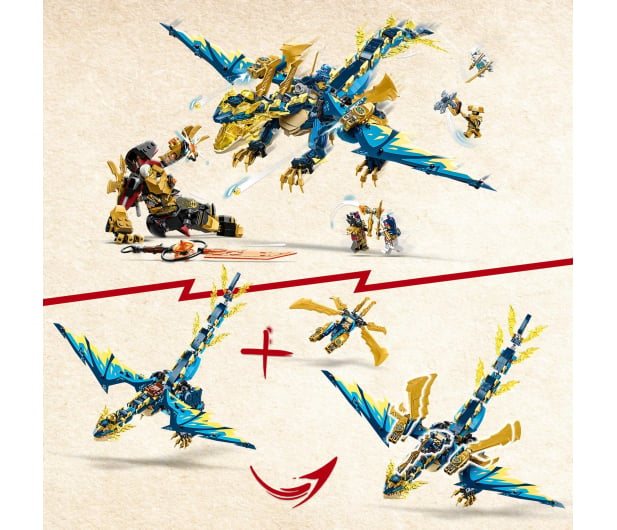 LEGO Ninjago 71796 Smok żywiołu kontra mech cesarzowej - 1141577 - zdjęcie 4