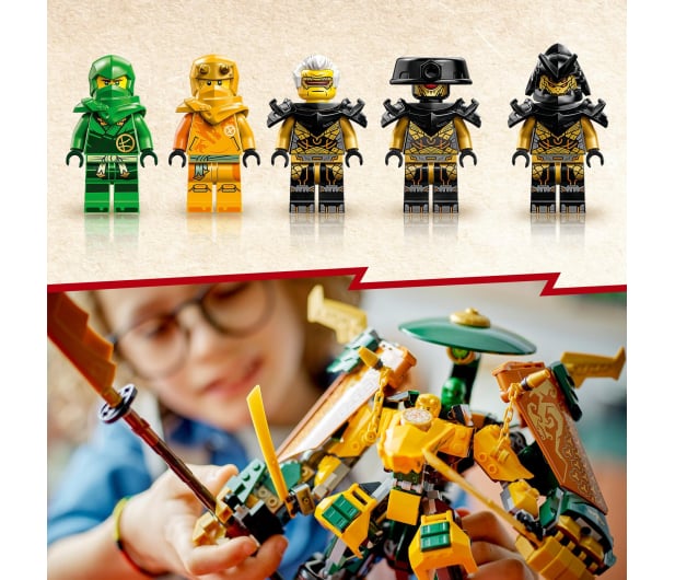 LEGO Ninjago 71794 Drużyna mechów ninja Lloyda i Arina - 1141575 - zdjęcie 5