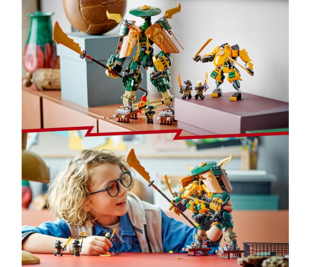 LEGO Ninjago 71794 Drużyna mechów ninja Lloyda i Arina - 1141575 - zdjęcie 6