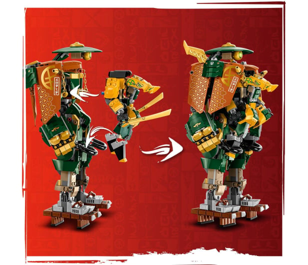 LEGO Ninjago 71794 Drużyna mechów ninja Lloyda i Arina - 1141575 - zdjęcie 9