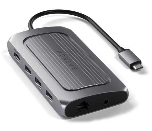 Satechi Multiport Adapter (USB-C4, 3x USB-A, 8K HDMI, Ethernet, mSD) - 1144453 - zdjęcie