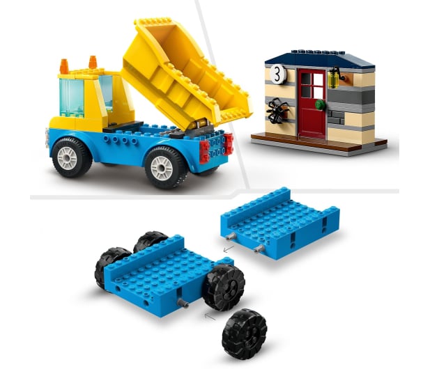 LEGO City 60391 Ciężarówki i dźwig z kulą wyburzeniową - 1144459 - zdjęcie 4
