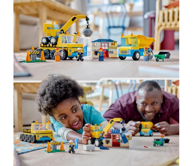 LEGO City 60391 Ciężarówki i dźwig z kulą wyburzeniową - 1144459 - zdjęcie 6