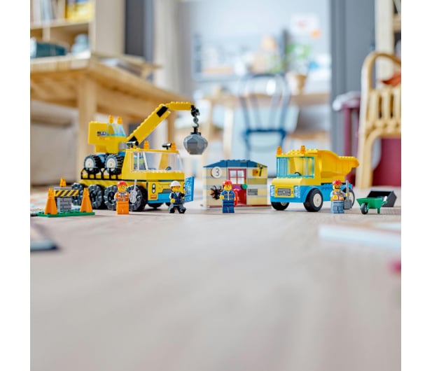 LEGO City 60391 Ciężarówki i dźwig z kulą wyburzeniową - 1144459 - zdjęcie 14