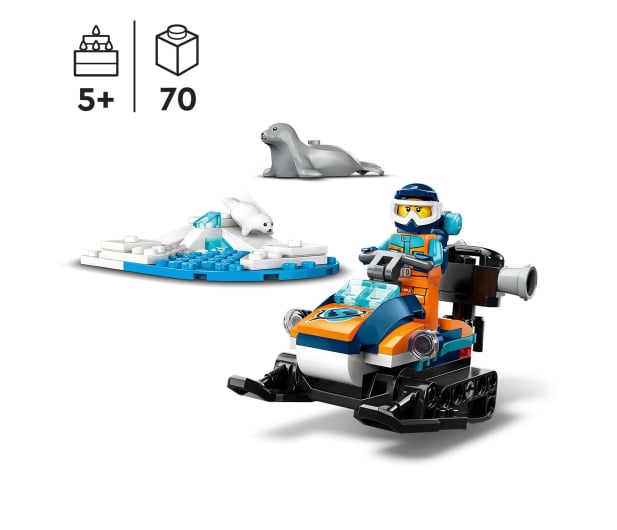 LEGO City 60376 Skuter śnieżny badacza Arktyki - 1144452 - zdjęcie 2