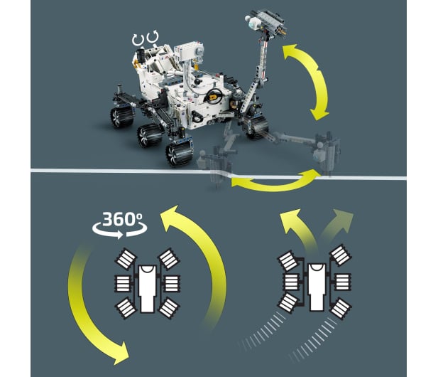 LEGO Technic 42158 NASA Mars Łazik kosmiczny - 1144402 - zdjęcie 11
