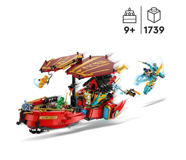 LEGO Ninjago 71797 Perła Przeznaczenia - wyścig z czasem - 1144478 - zdjęcie 4